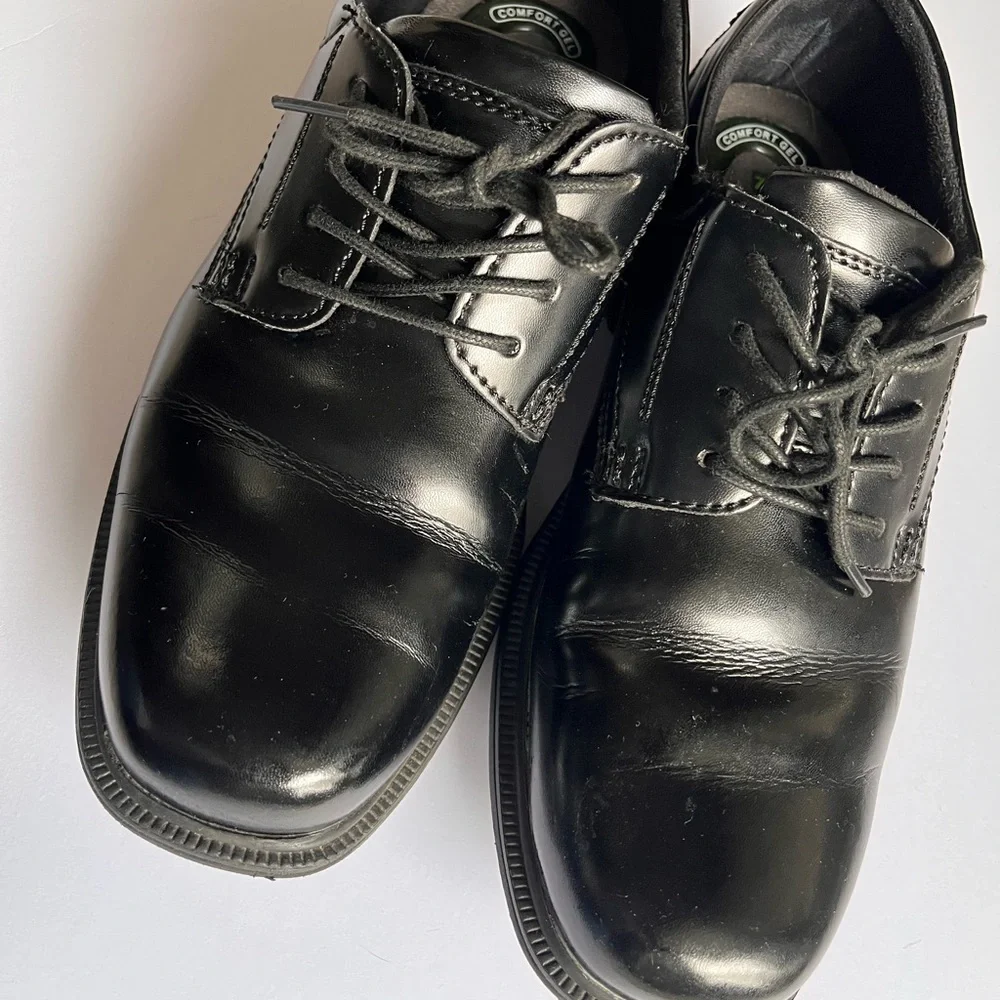 Nunn Bush Kore Comfort Gel Walking Shoes Men’s 8M Slip Resistant Genuine Leather